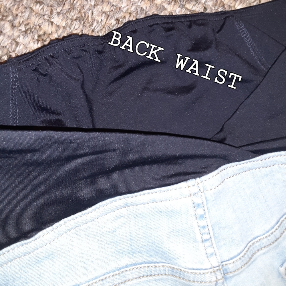 NEW MATERNITY LIGHT BLUE JEGGINS/JEANS - Picture 2 of 6